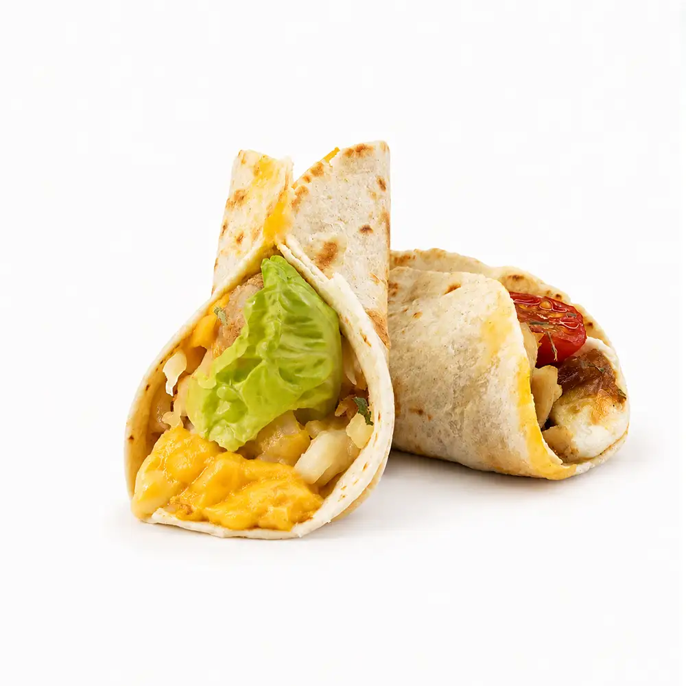 Fajita cherry con mezcla de tres quesos de Valumé Catering